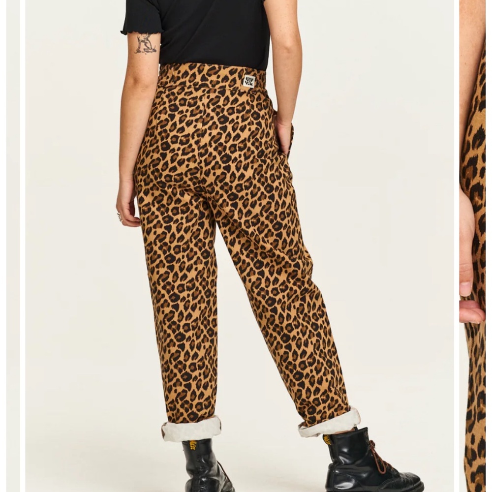 Lucy and yak Addison trouser Leo print size 36